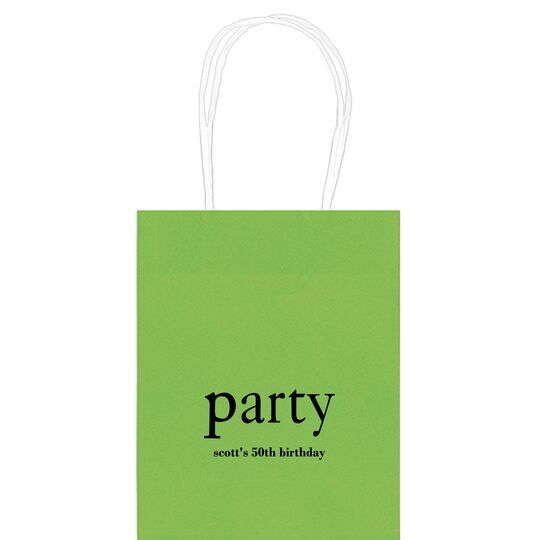 Big Word Party Mini Twisted Handled Bags